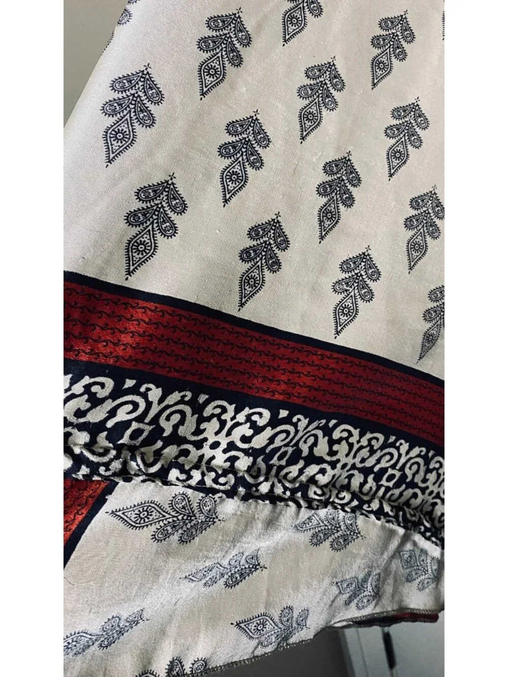 Reversible Sari Silk Magic Wrap Skirt Boho Festival Hippie Handmade India OS